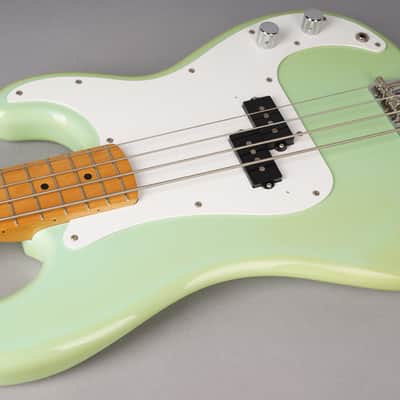 Fender Japan '57 Precision Bass Reissue - 1988 MIJ - Surf Green w/HSC image 13