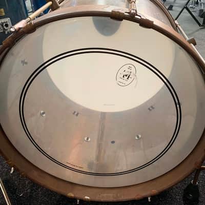 *WOW!* A&F Drum Co. 3-Piece 12/14/18 Royal Brass Bop Drum Kit Set with Wood Bass Drum Hoops image 13