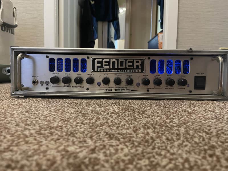 Fender TB 1200w Bass Head with Flight Case image 1