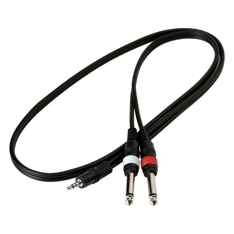 RockCable Patch Cable 2 x Jack / Mini Jack – 1 m image 1