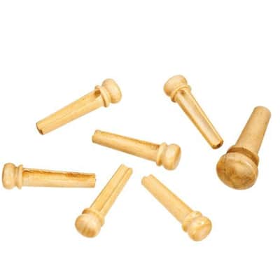D'Addario Boxwood Bridge Pins with End Pin Set image 6