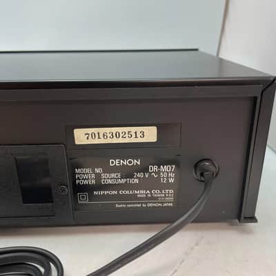 Denon DR-M07 Stereo Cassette Player w/OG Box UNTESTED SOLD AS IS image 8