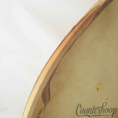 *Leedy 2x 26" Calf Skin Bass Drum Heads Calfskin Vintage 40s USA Early American* image 8