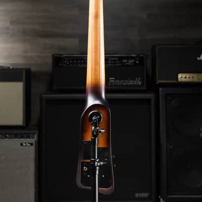 Ibanez Bass Workshop UB804 4-String Electric Upright Bass - Mahogany Oil Burst with Gig Bag image 10