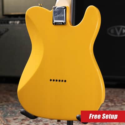Squier Affinity Series Left-Hand Telecaster Electric Guitar - Butterscotch Blonde image 2