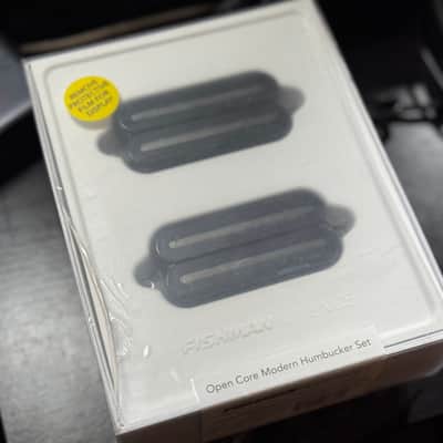 Fishman Fluence PRF-M07-SBB Open Core 7 String Modern Humbucker Set 3 Voices Black/Black Nickel Blades image 5