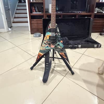 Dean VMNT Dave Mustaine "Rust in Peace" Signature Flying V – Excellent Condition – w/ Dean Hardshell Case image 2