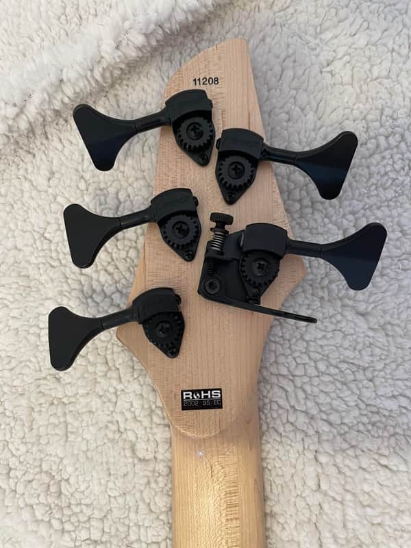 Dingwall Combustion 5 string Black Hardware Upgrade Kit ! Hipshot