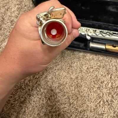 Gemeinhardt KG Special Solid Silver Flute, Open-Hole, B-Foot, Gold Lip, Case image 9