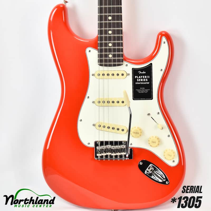 Fender Player II Stratocaster - Coral Red - *1305