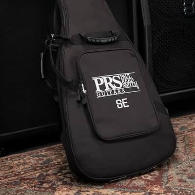 PRS SE Custom 24 Electric Guitar - Black Gold Sunburst with Gig Bag image 14