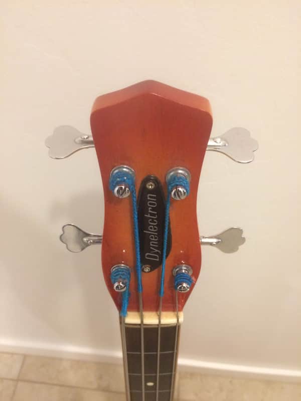 Dynelectron Fretless Longhorn bass Danelectro copy RARE 60s/70s image 1