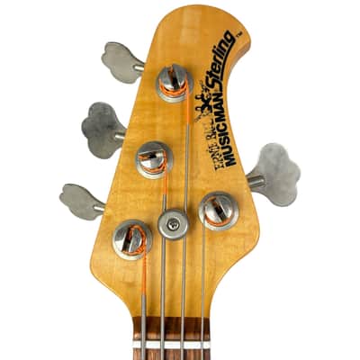 Music Man Ernie Ball Sterling 4H Bass 2000 - Candy Apple Red image 10