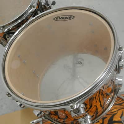 DREAM SET! DW USA 22/10/12/14 4 pc DRUM SET in TIGER MARINE PEARL! RM44 image 6