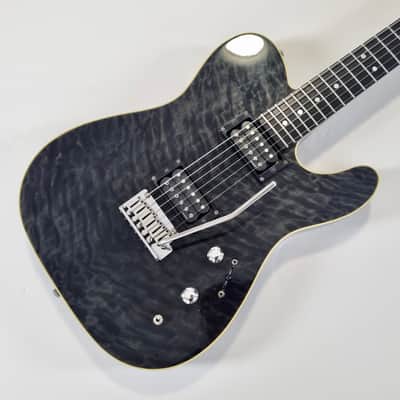 Fender Telecaster Set Neck 1991 Custom Shop Trans Black image 3