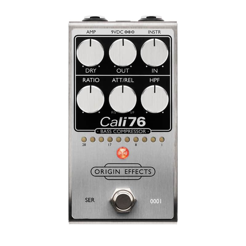 Origin Effects Cali76 Bass Compressor Pedal - Classic Silver image 1