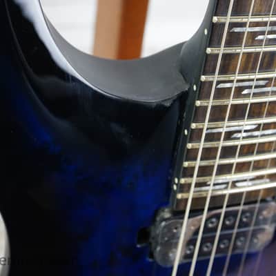 Schecter Omen Elite 6 FR - See Thru Blue Burst image 18