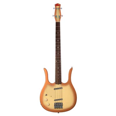 Jerry Jones LEFTY Longhorn Bass - Copperburst - Short Scale Electric Bass Guitar - USED! image 7