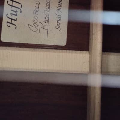 2018 Huffman Guitar (Adirondack/Cocobolo) image 8