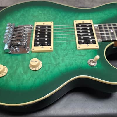 1989 Andy Farrell EVH Eddie Van Halen Signature British Racing Green Burst British UK Custom Shop Boutique Luthier Masterbuilt Master Built Electric Wolfgang Guitar Pre-Music Man Pre-Peavey PRE-PRODUCTION PROTOTYPE image 6