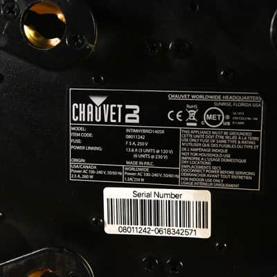 Chauvet Intimidator Hybrid 140SR Moving Head Lighting Fixture CG01X82 image 10