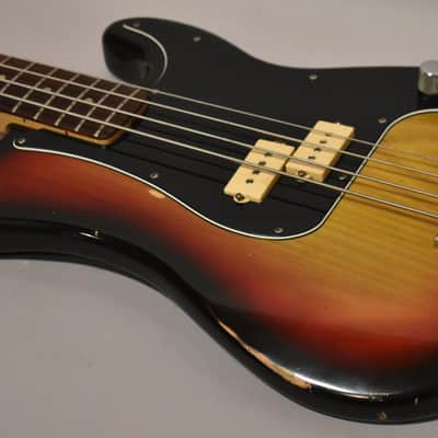 1976 Fender Precision Bass Three-Tone Sunburst w/OHSC image 9
