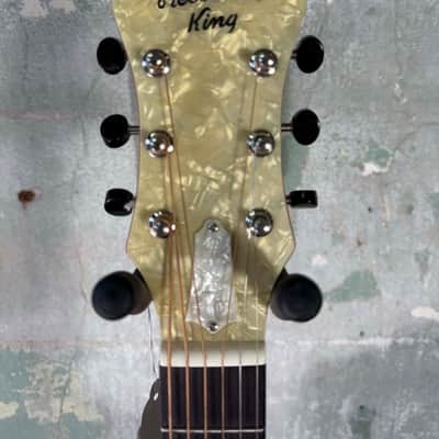 Recording King Rattlesnake Wood Body Resonator Guitar - Brown Satin image 6