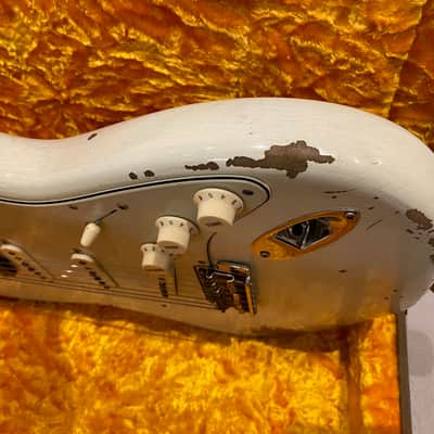 Fender Custom Shop ’59 Stratocaster Heavy Relic – 2020 – Aged Olympic White image 13