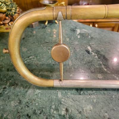 Vintage Slider Trombone Orpheus Kyiv Ukraine USSR Pink brass 1982 #54 image 10