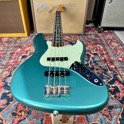 Fender JB-62 75US Vintage Reissue Jazz Bass Ocean Turquoise Metallic - 2004 image 12