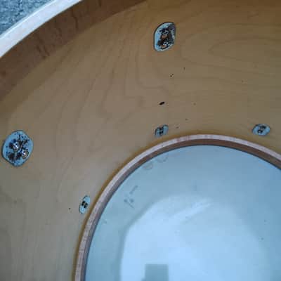 Premier 18"(Diameter)x16"(Depth) Floor Tom 1970's - White Wrap image 14