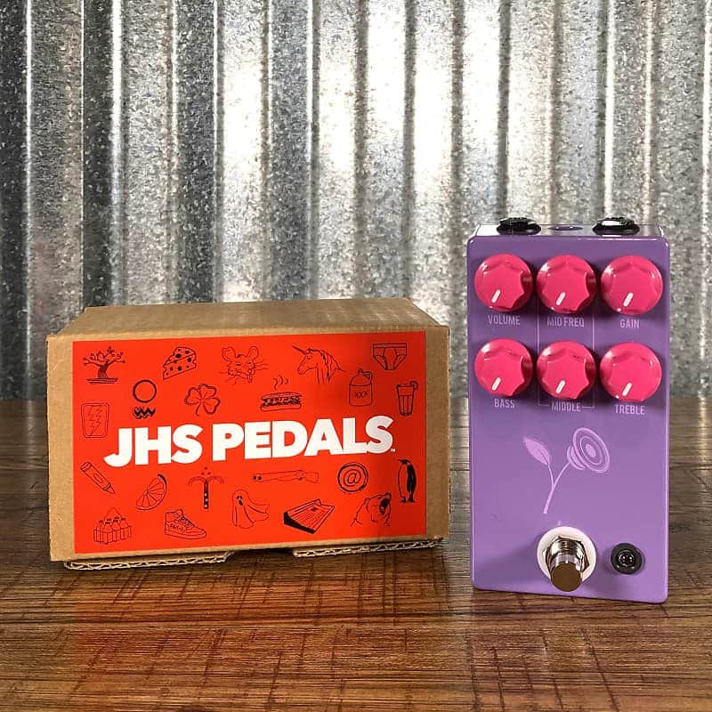 JHS Pedals Violet Lari Basilio Distortion Overdrive Guitar Effect Pedal Purple image 1