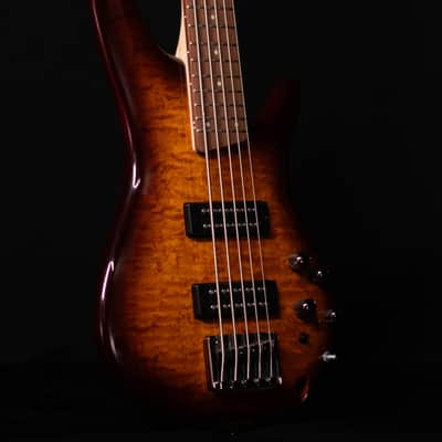 Ibanez SR405 Electric Bass, Dragon Eye Burst - Blem image 4