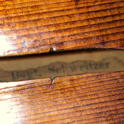 Schweitzer Violin 4/4 Size with Case & Bow - Pre Owned image 18