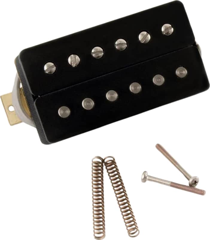 PRS HFS Humbucker Bridge Pickup, Nickel Posts, Black image 1