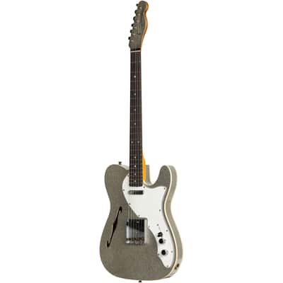 Fender Custom Shop ‘60 Telecaster Custom Thinline - Aged Silver Sparkle image 5
