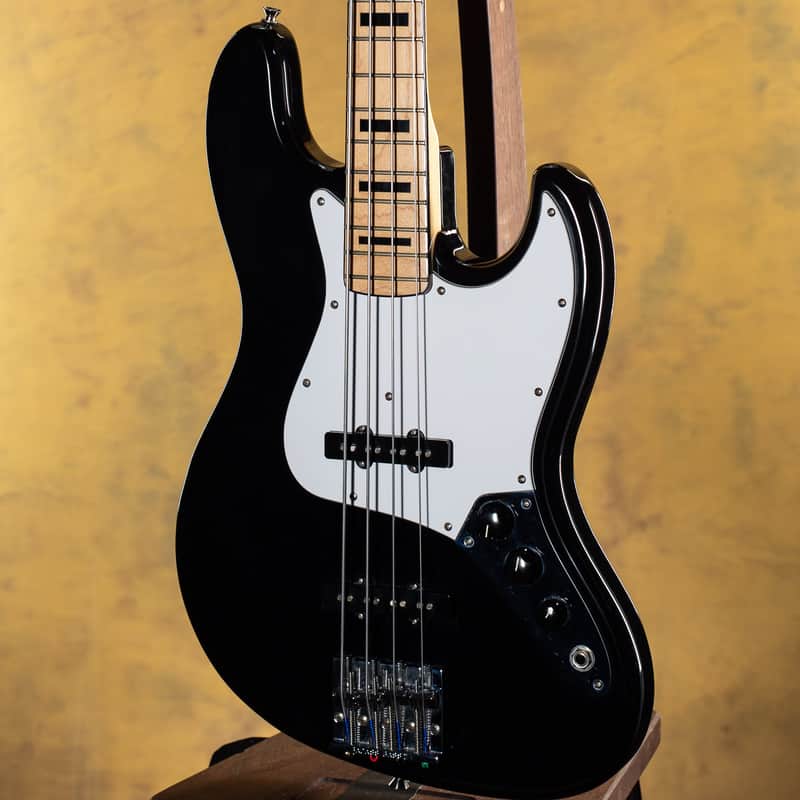 2008 Fender Geddy Lee J Bass Black Made in Japan image 1