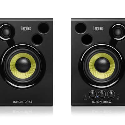 Hercules DJ MONITOR 42 High Quality Active Monitoring Speakers image 1
