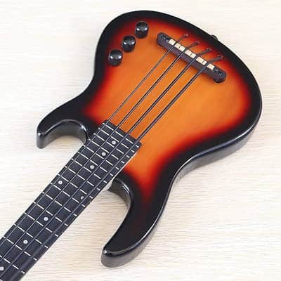 4 String Silent Electric Ukulele Bass, Basswood Body with Maple Neck, Sunburst Finish image 6
