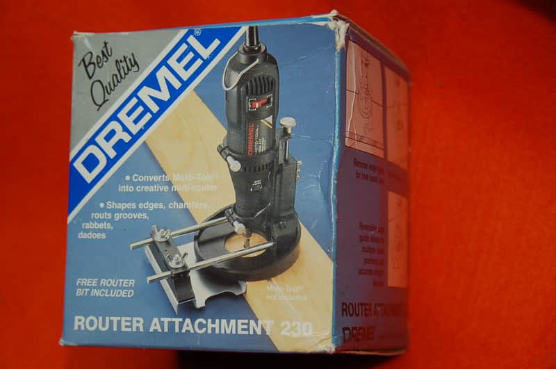 Dremel Router Attachment 230 for use with Moto-Tool Models 245,250,260,270,275,280,285,370,380, 395 image 1