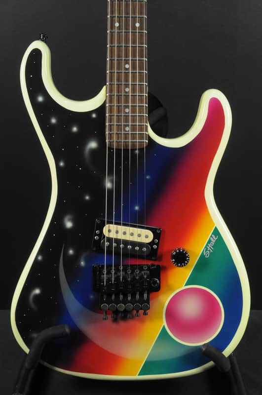 Vintage Kramer 1985 Baretta Guitar Art Graphic Super Rare image 1