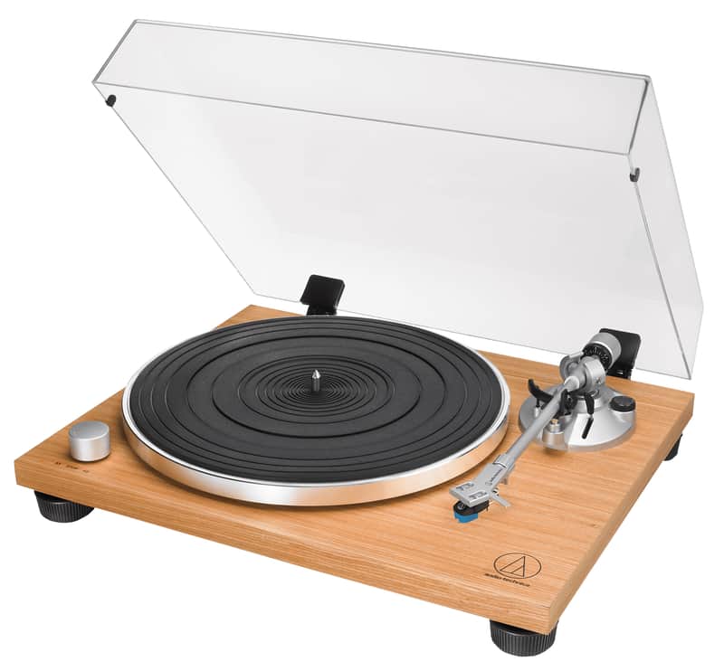 Audio-Technica #AT-LPW30TK - Fully Manual Belt-Drive Turntable, Teak image 1