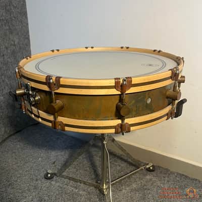 A&F 18x4 Raw Brass Gunshot Snare image 6