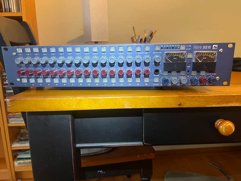AMS Neve 8816 16-Channel Summing Mixer 2010s - Blue image 1