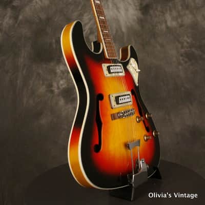 Toledo Hollowbody MIJ 1970s Sunburst image 7