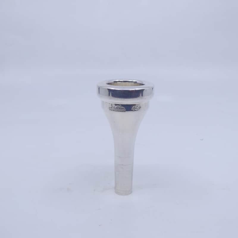 ACB 4.5+ Large Shank Trombone Mouthpiece - Silver image 1