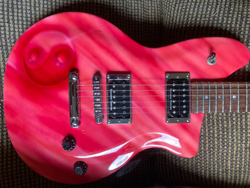 Rare Washburn Custom 'Custom' Shop Factory Gloss Finish/ Red & Pink Hues image 1
