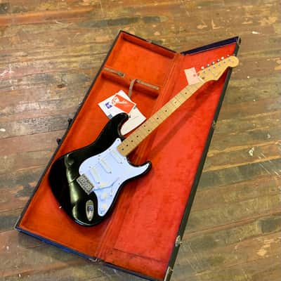 Fender Stratocaster ST57-95 LS 1995 Blackie original vintage mij japan lace sensor active strat plus image 5