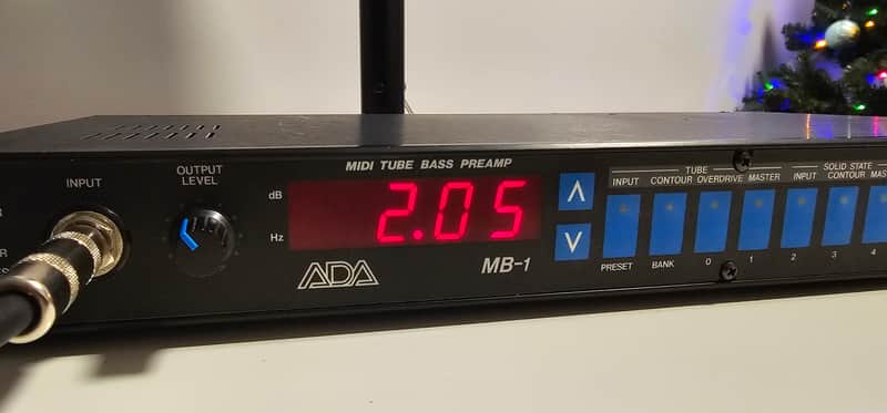 🔥 Rare ADA MB-1 v2.05 MIDI Programmable Tube Bass Preamp 🔥 Made