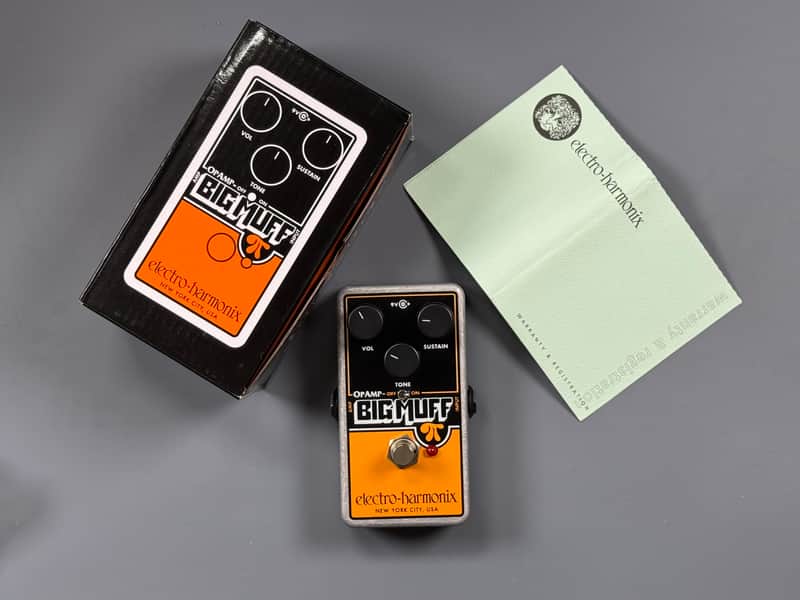 Electro-Harmonix Op Amp Big Muff Pi Reissue 2017 - Present - Black/Orange image 1